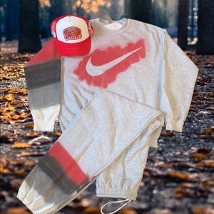 Handmade custom nike sweatsuits